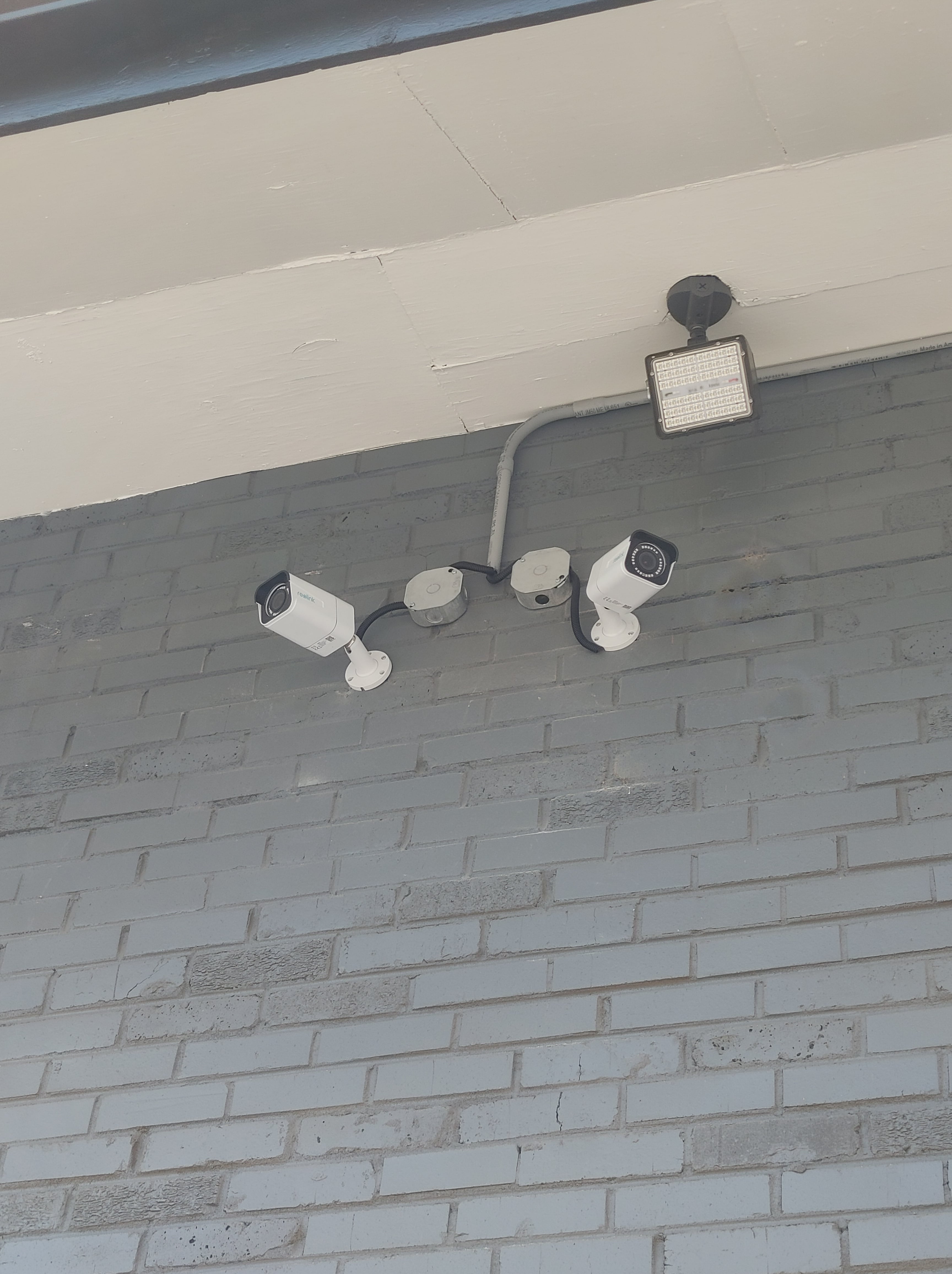 Camera installed on property